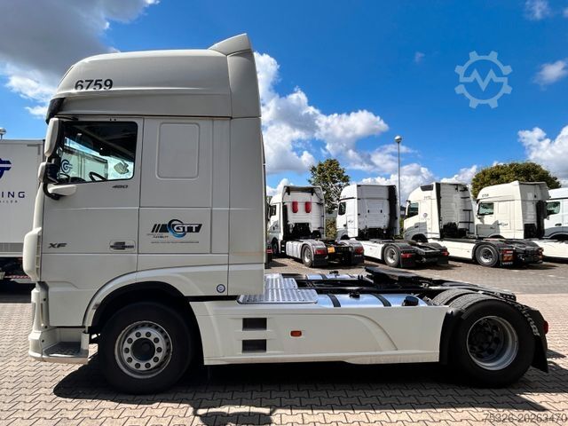 Standard nyergesvontató DAF XF 480 FT SSC, Abbiegeassistent, Standklima