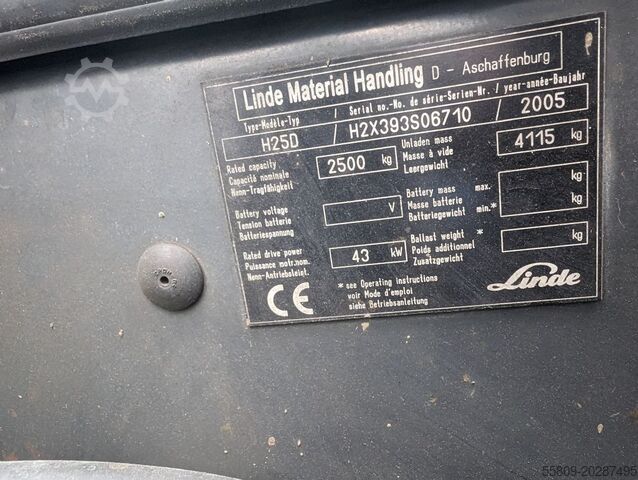 Dieselstapler Linde H 25 D // Diesel // Duplex //