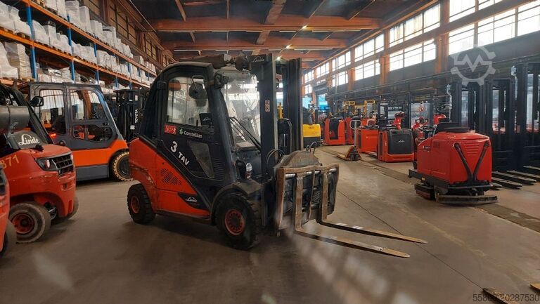 Dizelski viličarji Linde H35D-02 //  Duplex // Zinkenversteller // Seitensc