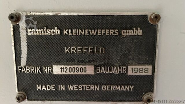 ইস্ত্রি মেশিন Ramisch Kleinewefers GmbH 