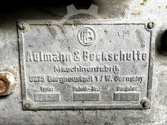 Crushing machines Aulmann & Beckschulte rubble crusher 1981 Aulmann & Beckschulte 