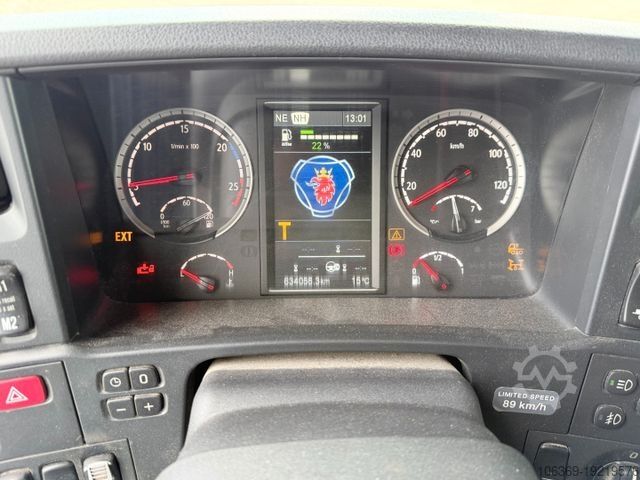 Camião florestal SCANIA R730 V8 6x4 Palfinger Epsilon M12L80 / Holz Wood