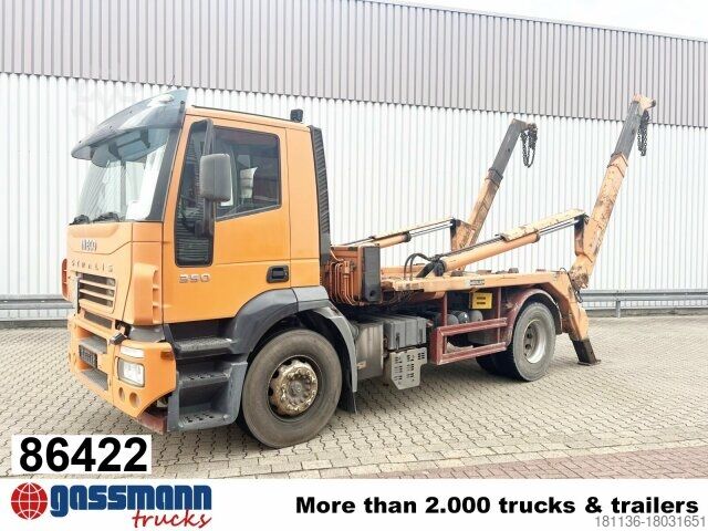 Kipper LKW Iveco 190 AD 35 4x2, Meiller Tele-Absetzer