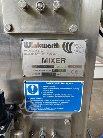 Máy trộn quy trình inox 65 lít Winkworth PV65-25 WINKWORTH PV63-25