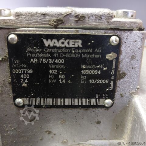 Vibration motor 1.4kw wacker AR 75/3/400 Wacker Neuson AR 75/3/400