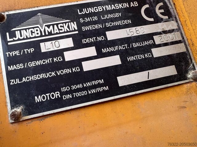 Bagger LJUNGBYMASKIN AB L 10