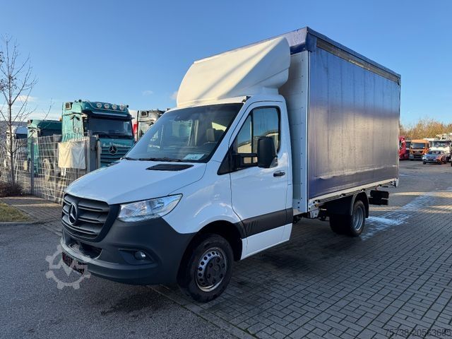 Curtain sider van MERCEDES-BENZ Sprinter 519 CDI Pritsche+Schiebeplane/Automatik