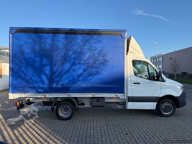 Curtain sider van MERCEDES-BENZ Sprinter 519 CDI Pritsche+Schiebeplane/Automatik