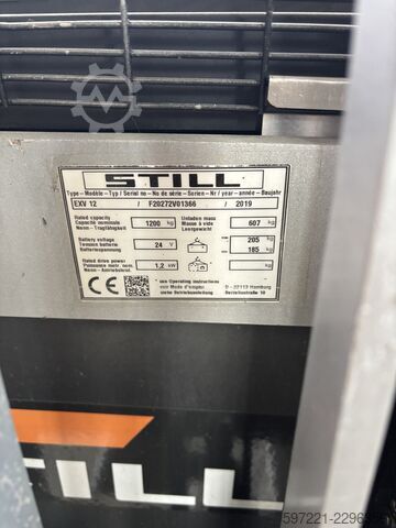Penyusun manual Still EXV 12 Still Silber refurbished