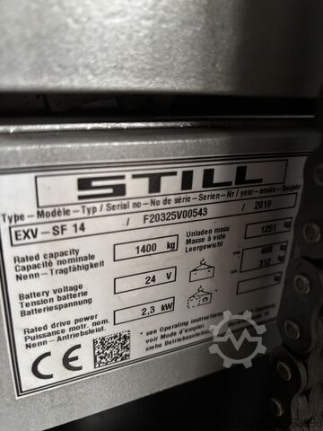 رافعة يدوية Still EXV-SF 14 Li-Ion Still Silber refurbished