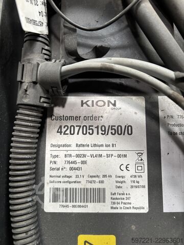 수동 스태커 Still EXV-SF 14 Li-Ion Still Silber refurbished
