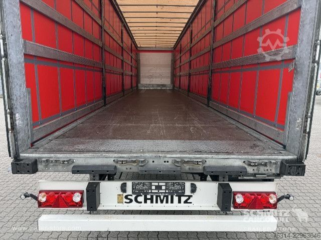 مقطورة نصفية مفتوحة مع قماش مشمع Schmitz Cargobull Curtainsider Standard Getränke