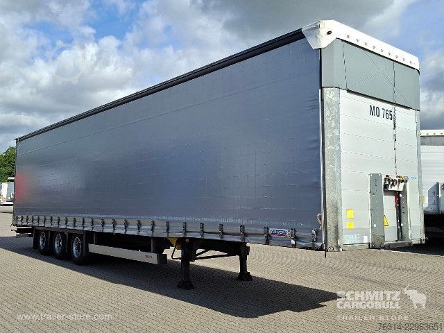 مقطورة نصفية مفتوحة مع قماش مشمع Schmitz Cargobull Curtainsider Mega Getränke