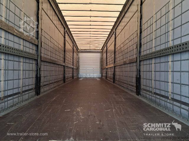 مقطورة نصفية مفتوحة مع قماش مشمع Schmitz Cargobull Curtainsider Mega Getränke