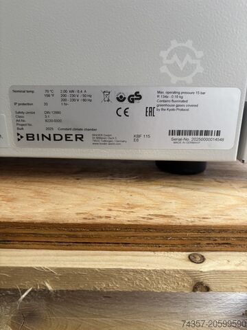 Binder KBF 115 气候试验箱 Binder KBF 115