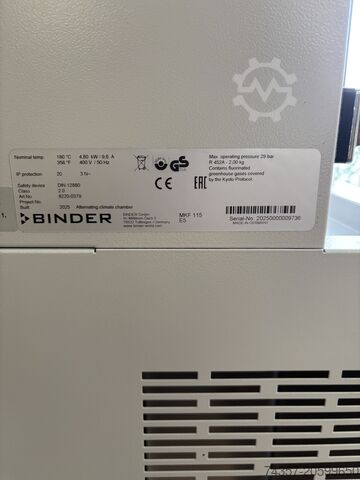 气候箱 Binder MKF 115 E5 Binder MKF 115