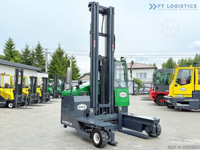 4-suuntainen haarukkatrukki Combilift C4000 / GAS / 9300MM / FREE-LIFT / CABIN