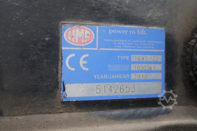 טיפר עם מנוף MAN TGS 26.320 6X2-4/ HMF 1643 Z CRANE/