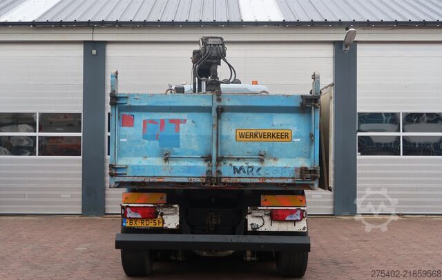 טיפר עם מנוף MAN TGS 26.320 6X2-4/ HMF 1643 Z CRANE/