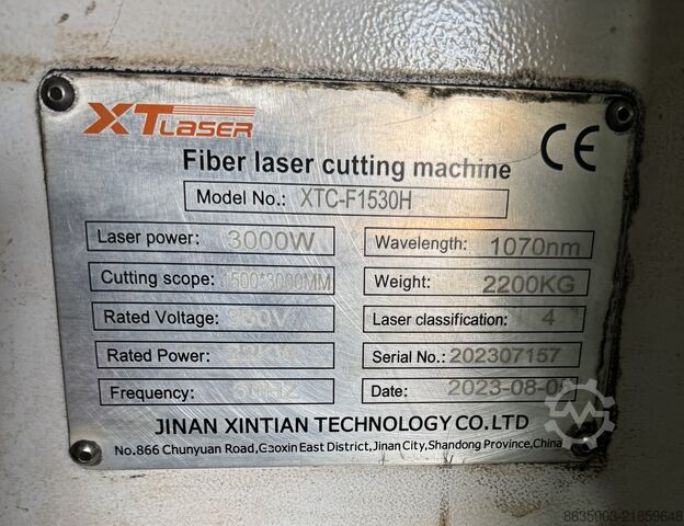 Lazerio pjovimo staklės XT Laser XTC-F1530H