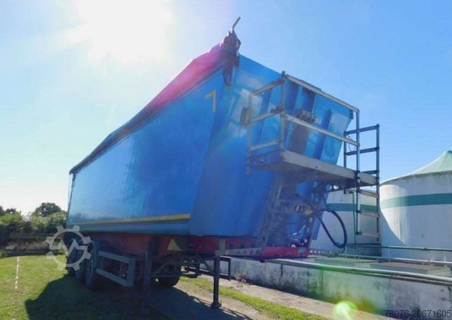 Semi-remorque benne SCHMITZ CARGOBULL SKI 24SL 9,6 Alu Mulde 50 cbm