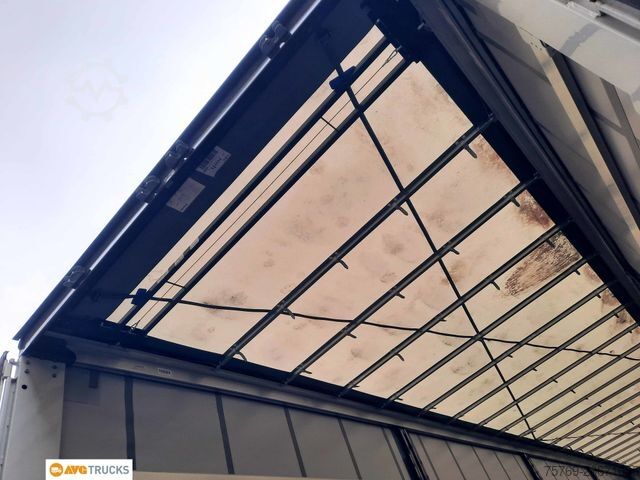 Отворено полуремарке с брезент KRONE SDP27 Schiebeplane Edscha Liftachse Palettenkast