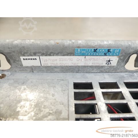 Componente Siemens D300/90 6RA2968-5DV01-7HA1 E/R-Einheit SN: Q6/593569