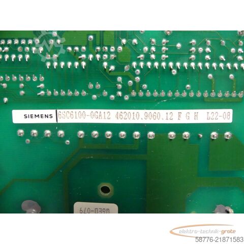 Komponentas Siemens SIMODRIVE 610/210 VSA FBG 6SC6100-0GA12 Stromversorgung --