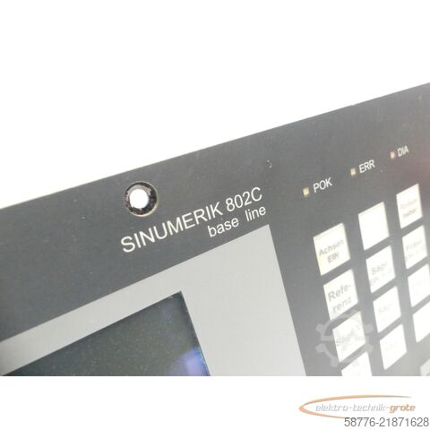 Komponenta Siemens SINUMERIK 802C 6FC5500-0AA11-1AA0 Bedientafel Version B SNZVV1HB001003