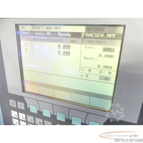 Komponenta Siemens SINUMERIK 802C 6FC5500-0AA11-1AA0 Bedientafel Version B SNZVV1HB001003
