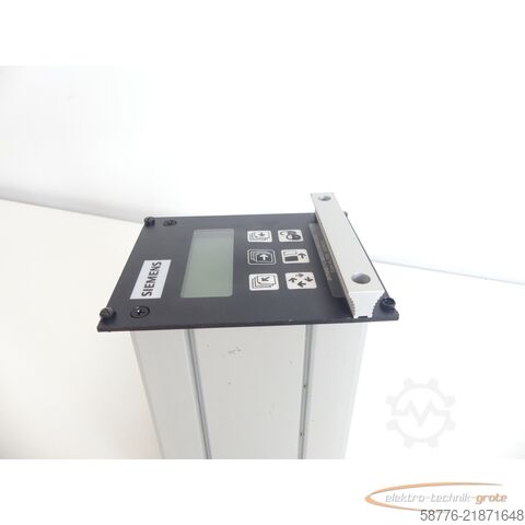 Componente Siemens SITRANS F C MASS 6000 FDK:083H0204 SN 134335N324