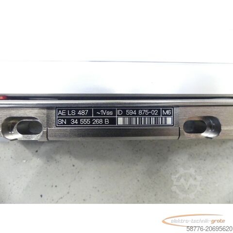 Компонент Heidenhain Heidenhain LS 487 ML 370 ID 572250-61 + AE LS 487 ID 594 875-02 - ! -