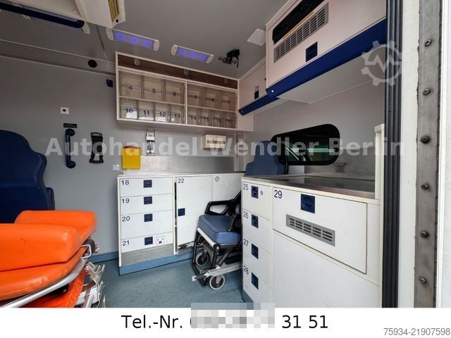 Camión de bomberos MERCEDES-BENZ Sprinter 516 CDI RTW Fahrtec Stryker Trage+Stuhl