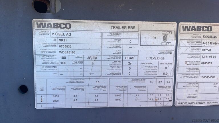Tippvagn Kögel S2T4S22E