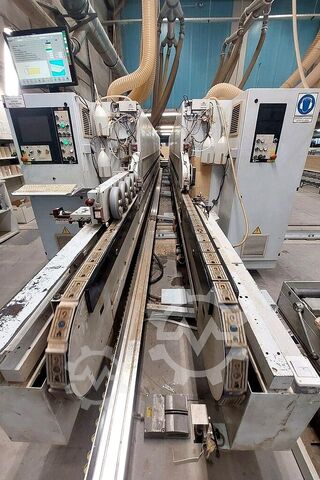 Divpusēja malu līmēšanas iekārta sagatavēm HOMAG KFL 526