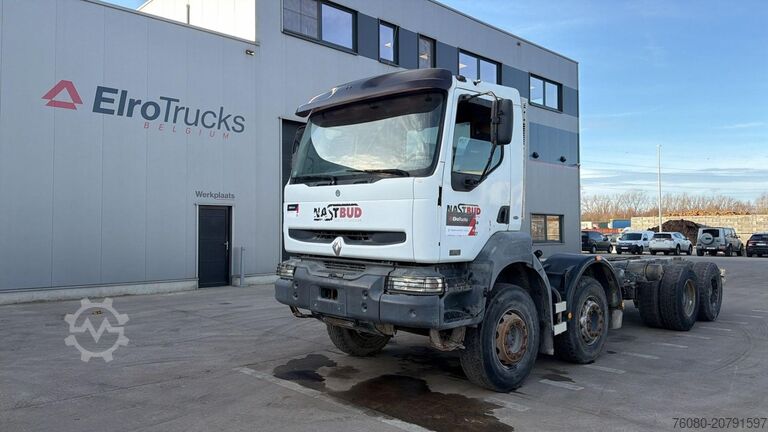 Πλαίσιο με καμπίνα Renault KERAX 370 DCI (BOITE MANUELLE / LAMES / GRAND P...