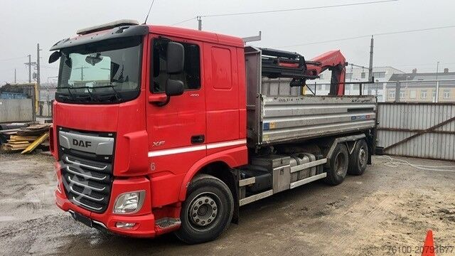 Pašizgāzējs kravas automašīna DAF XF 480 Kipper+PK 22002