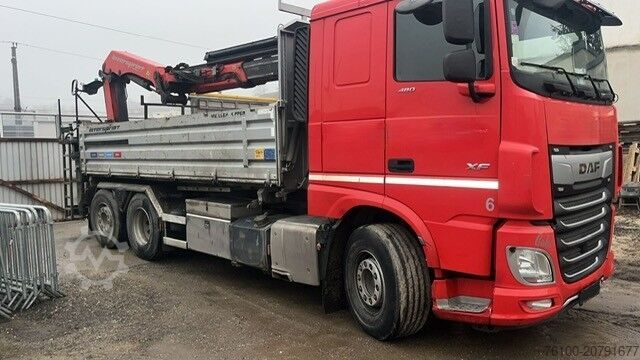 Pašizgāzējs kravas automašīna DAF XF 480 Kipper+PK 22002