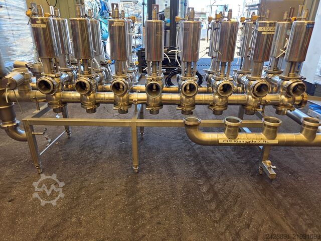 Industrijska CIP ventilna matrica SPX APV, ALFA LAVAL 