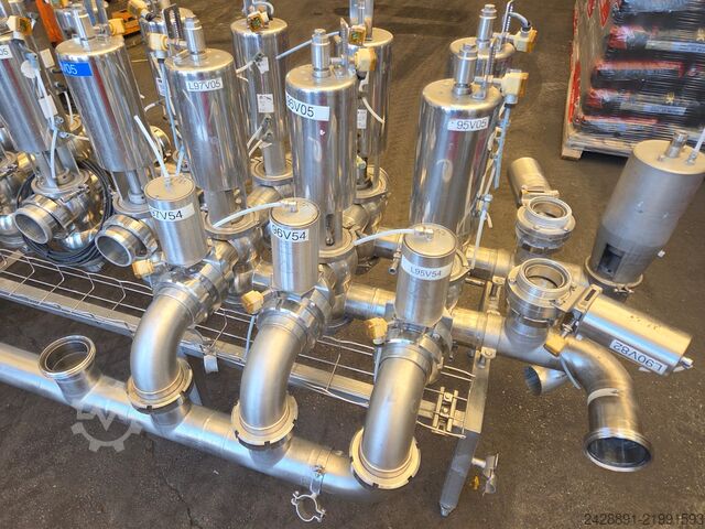Industrijska CIP ventilna matrica SPX APV, ALFA LAVAL 