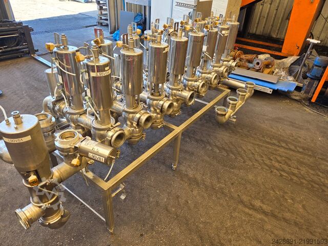 Industrijska CIP ventilna matrica SPX APV, ALFA LAVAL 