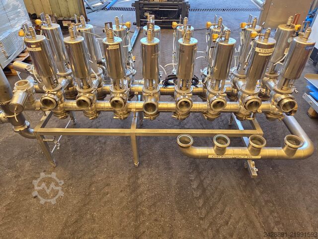 Industrijska CIP ventilna matrica SPX APV, ALFA LAVAL 