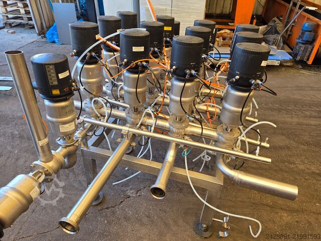 Industrijska CIP ventilna matrica SPX APV, ALFA LAVAL 