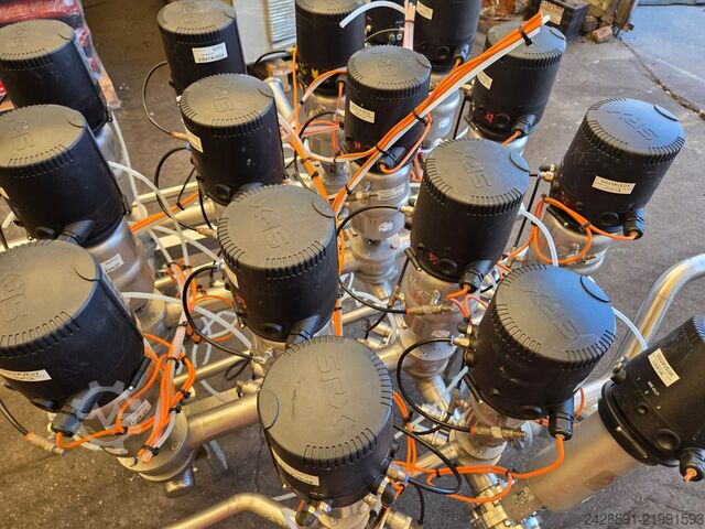 Industrijska CIP ventilna matrica SPX APV, ALFA LAVAL 