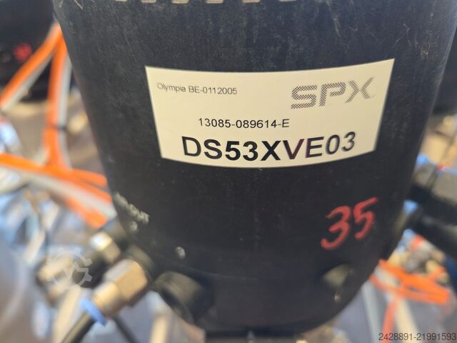 Industrijska CIP ventilna matrica SPX APV, ALFA LAVAL 