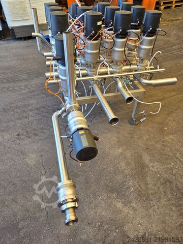 Industrijska CIP ventilna matrica SPX APV, ALFA LAVAL 