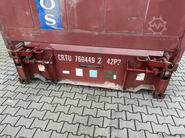 Plakanie konteineri CIMC 40FT FLATRACK FLUSH FOLDING / CSC: 10/2027 / 10...