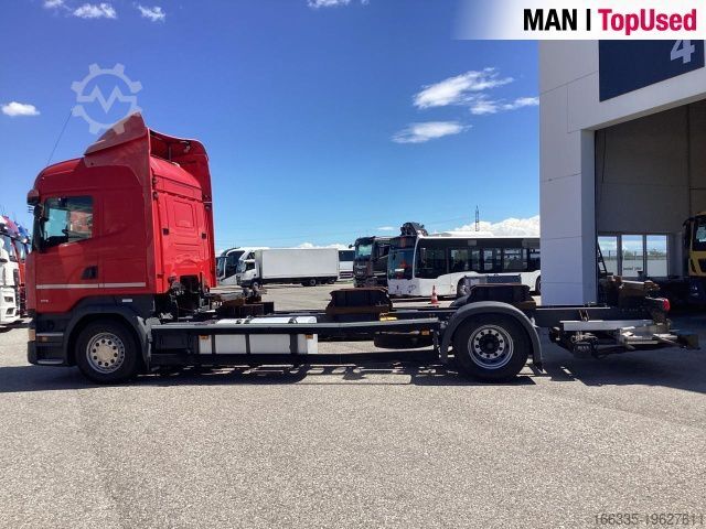 Felépítménycserélő teherautó Scania R410