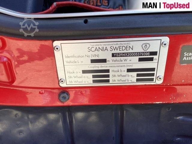 Felépítménycserélő teherautó Scania R410