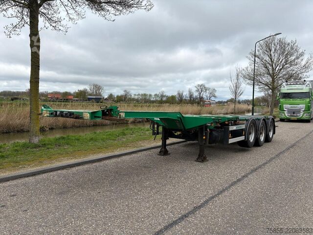 Transporte de contenedores D-Tec FT-43-03V Multi / Lift-axle / APK-TÜV 01-2027